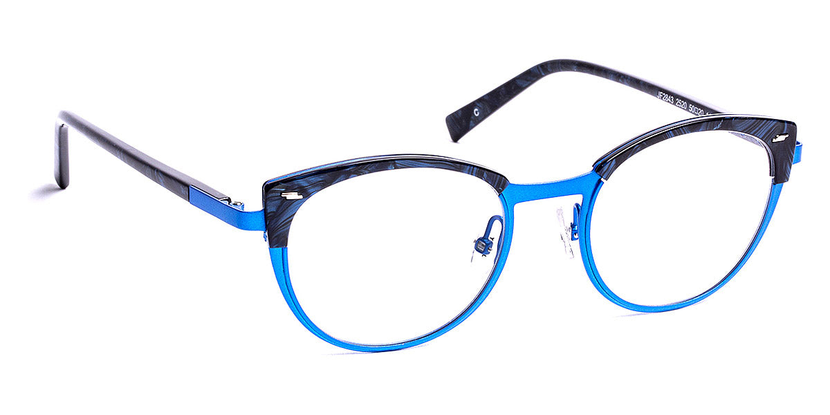 J.F. Rey® JF2843 JFR JF2843 2520 50 - 2520 Dark Blue/Blue Eyeglasses