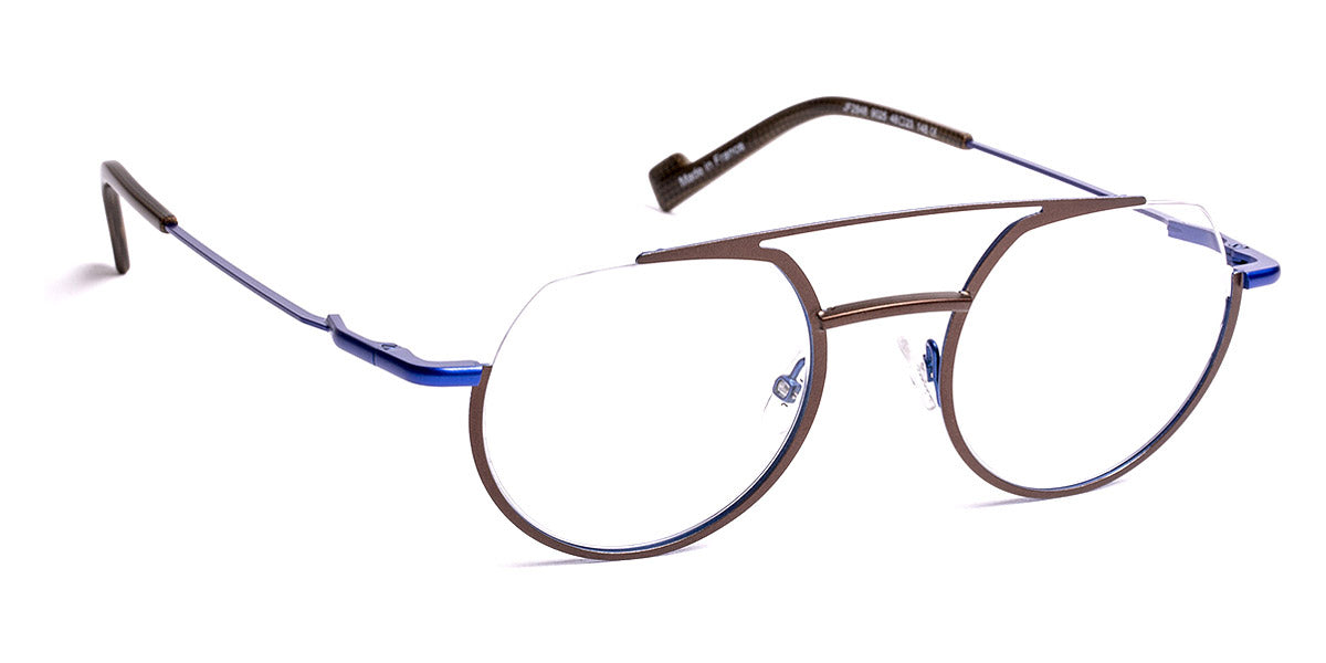 J.F. Rey® JF2848 JFR JF2848 9025 48 - 9025 Brown/Blue Eyeglasses