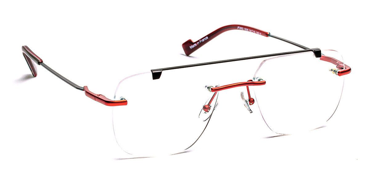 J.F. Rey® JF2852 JFR JF2852 0030 54 - 0030 Black/Red Eyeglasses