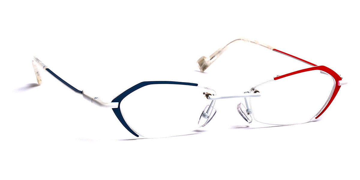 J.F. Rey® JF2854 JFR JF2854 2030 53 - 2030 Blue/White/Red Eyeglasses