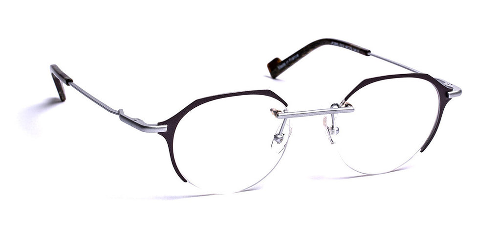 J.F. Rey® JF2865 JFR JF2865 0313 48 - 0313 Dark Gray/Silver Eyeglasses