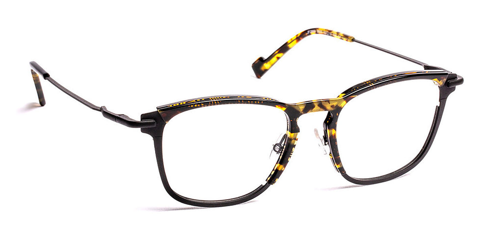J.F. Rey® JF2869 JFR JF2869 9500 52 - 9500 Demi/Satin Black Eyeglasses
