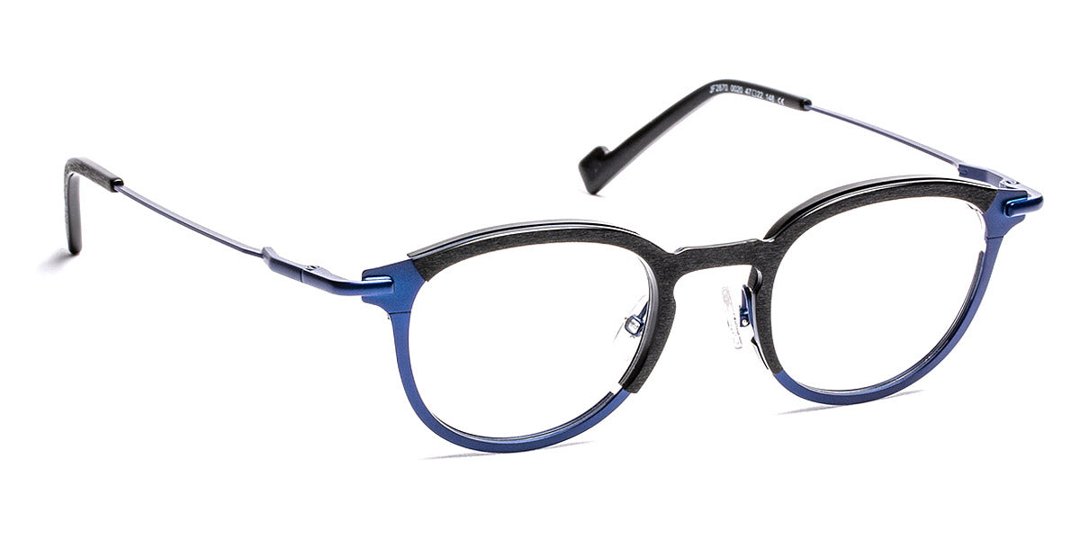 J.F. Rey® JF2870 JFR JF2870 0020 47 - 0020 Scrached Black/Satin Navy Eyeglasses