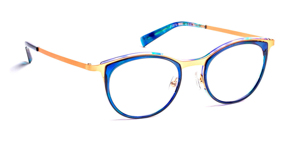J.F. Rey® JF2873 JFR JF2873 2050 48 - 2050 Blue/Purple/Pink Gold Eyeglasses