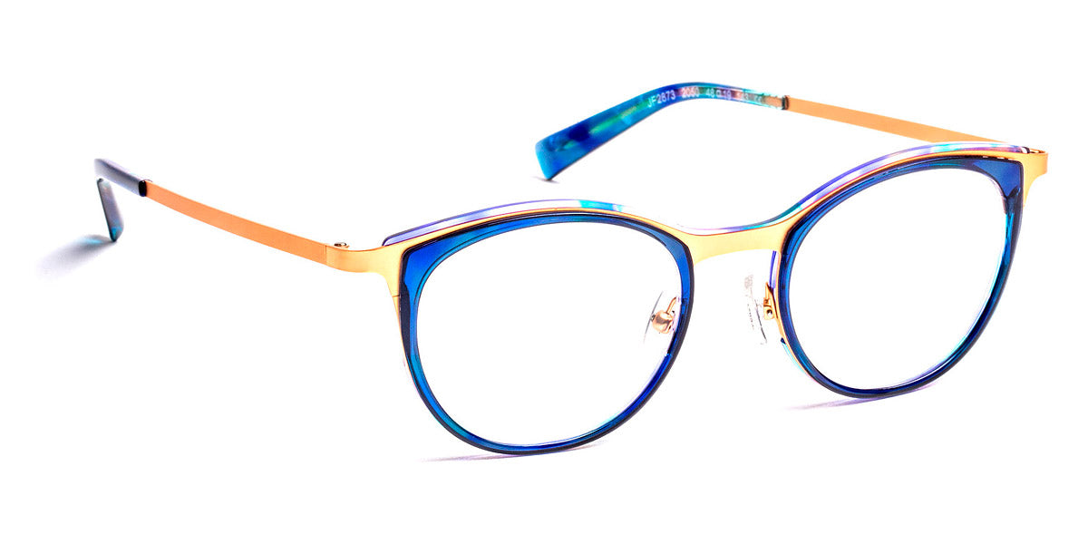 J.F. Rey® JF2873 JFR JF2873 2050 48 - 2050 Blue/Purple/Pink Gold Eyeglasses