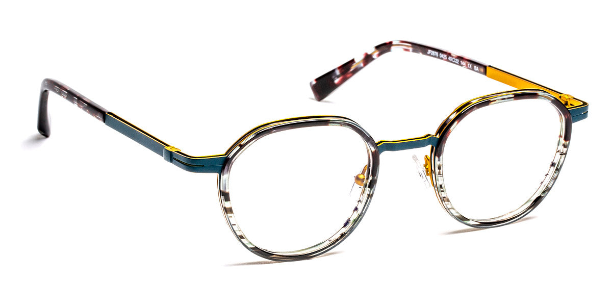J.F. Rey® JF2876 JFR JF2876 0425 49 - 0425 Gradient Black/Blue/Yellow Eyeglasses