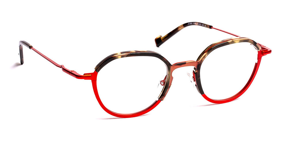 J.F. Rey® JF2892 JFR JF2892 0530 53 - 0530 Caviar/Satin Red Eyeglasses