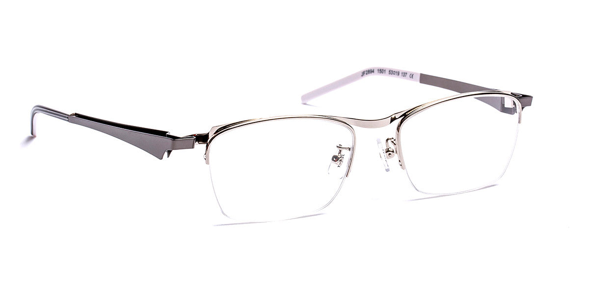 J.F. Rey® JF2894 JFR JF2894 1501 53 - 1501 Silver/Gray Eyeglasses
