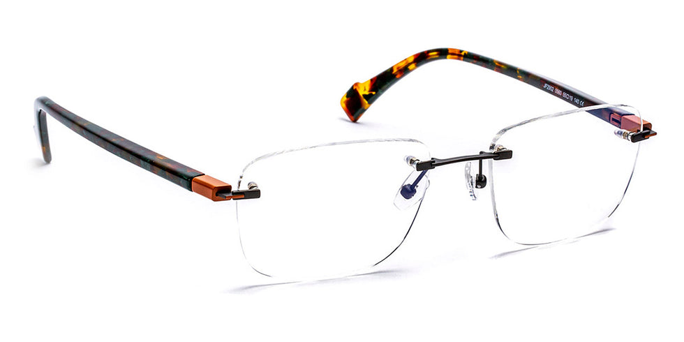 J.F. Rey® JF2902 JFR JF2902 0560 55 - 0560 Gunmetal/Orange Eyeglasses