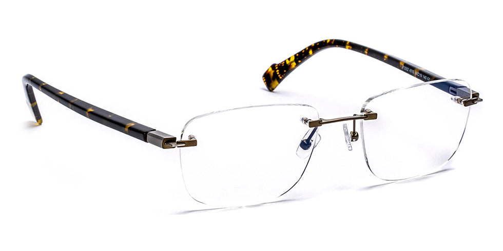 J.F. Rey® JF2902 JFR JF2902 4510 55 - 4510 Khaki/Silver Eyeglasses