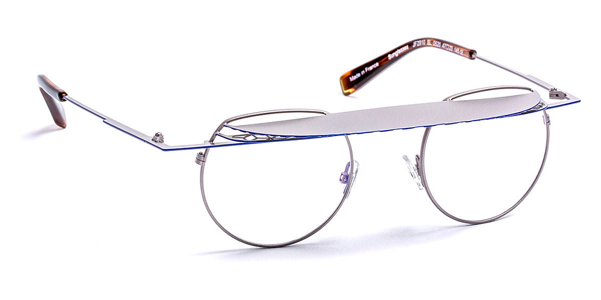J.F. Rey® JF2910SL JFR JF2910SL 0520 47 - 0520 Ruthenium/Blue Eyeglasses
