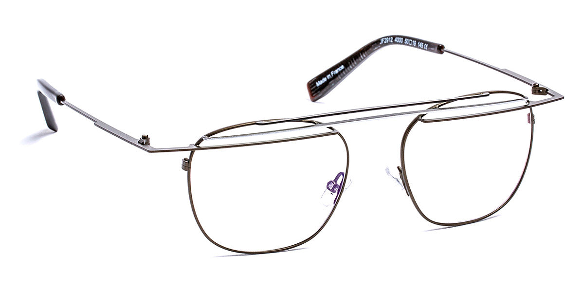 J.F. Rey® JF2912 JFR JF2912 4000 50 - 4000 Khaki/Black/Silver Eyeglasses