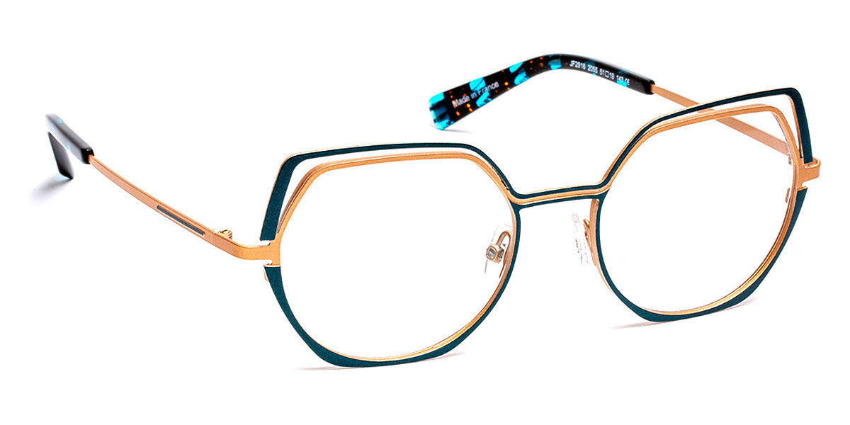 J.F. Rey® JF2916 JFR JF2916 2055 51 - 2055 Blue/Pink Gold Eyeglasses