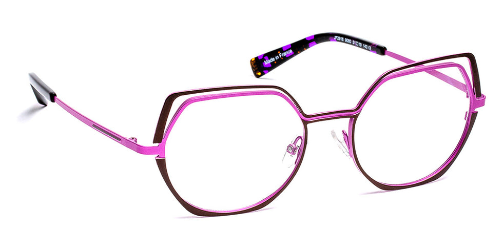 J.F. Rey® JF2916 JFR JF2916 9080 51 - 9080 Brown/Power Pink Eyeglasses