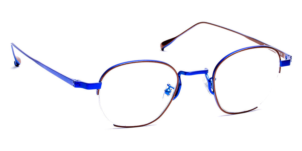 J.F. Rey® JF2917 JFR JF2917 9525 45 - 9525 Brown/Electric Blue Eyeglasses