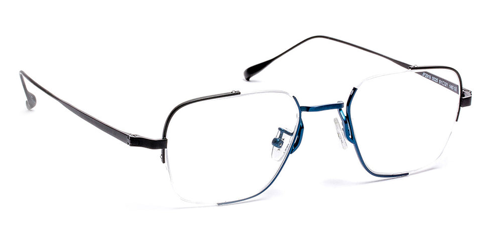 J.F. Rey® JF2919 JFR JF2919 0025 51 - 0025 Black/Blue Jeans Eyeglasses