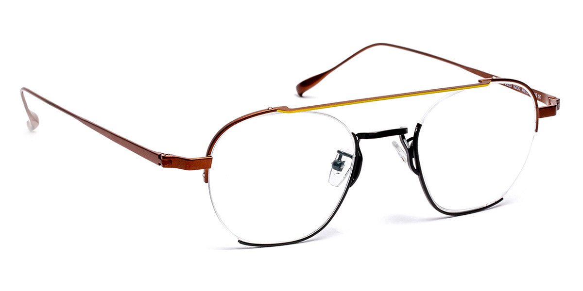 J.F. Rey® JF2920 JFR JF2920 9200 48 - 9200 Brown/Black/Yellow Eyeglasses