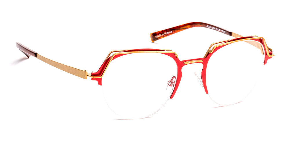 J.F. Rey® JF2933 JFR JF2933 3050 50 - 3050 Red/Yellow Gold Eyeglasses