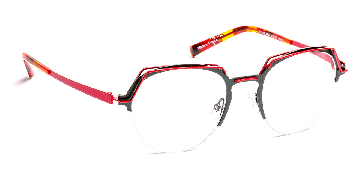 J.F. Rey® JF2933 JFR JF2933 4380 50 - 4380 Khaki/Fuchsia Eyeglasses