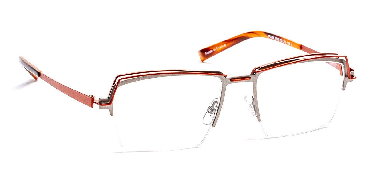 J.F. Rey® JF2934 JFR JF2934 0595 53 - 0595 Ruthenium/Brown Eyeglasses