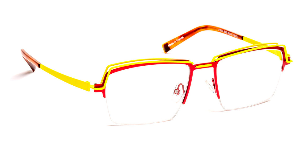 J.F. Rey® JF2934 JFR JF2934 3050 53 - 3050 Red/Yellow/Media Eyeglasses