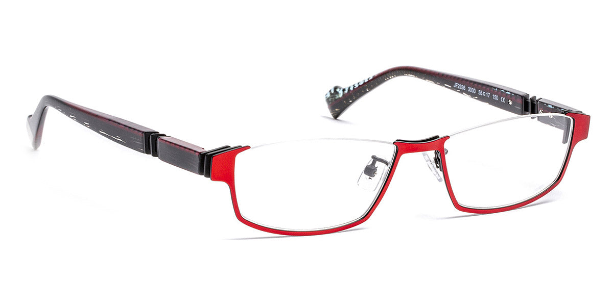 J.F. Rey® JF2936 JFR JF2936 3000 55 - 3000 Red/Matte Black Eyeglasses