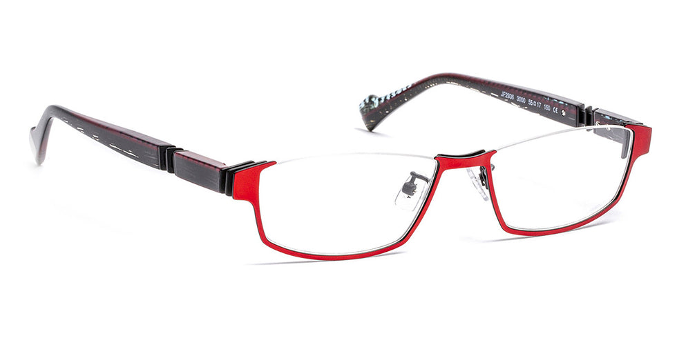 J.F. Rey® JF2936 JFR JF2936 3000 55 - 3000 Red/Matte Black Eyeglasses