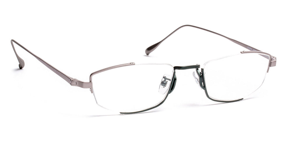 J.F. Rey® JF2942 JFR JF2942 0540 52 - 0540 Shiny Ruthenium/Khaki Eyeglasses