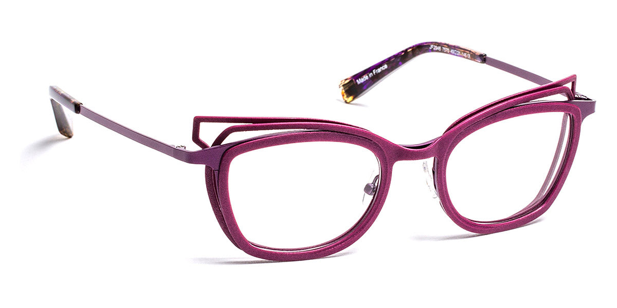 J.F. Rey® JF2946 JFR JF2946 7570 49 - 7570 Plum/Dark Purple Eyeglasses