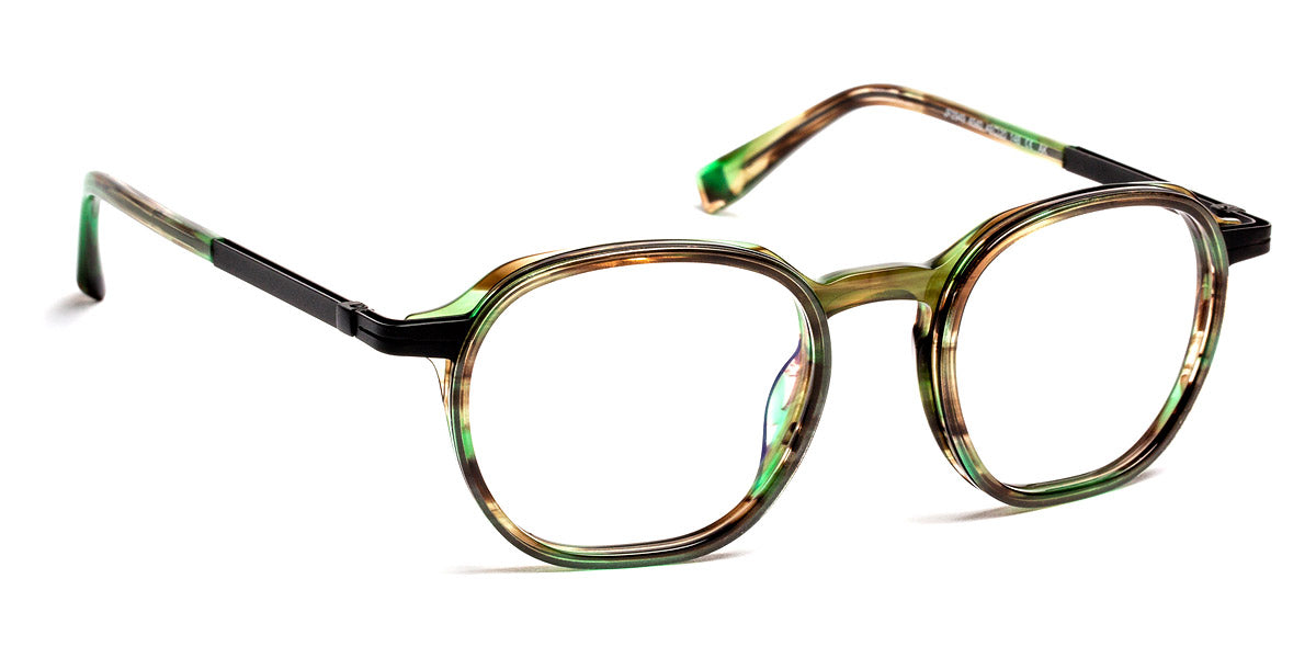 J.F. Rey® JF2949 JFR JF2949 4540 49 - 4540 Demi Green/Satin Black Eyeglasses