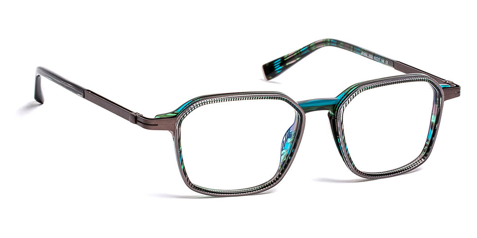 J.F. Rey® JF2950 JFR JF2950 2502 50 - 2502 Blue Pixel/Matte Gunmetal Eyeglasses