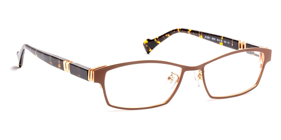 J.F. Rey® JF2951 JFR JF2951 9050 56 - 9050 Brown/Pink Gold Eyeglasses