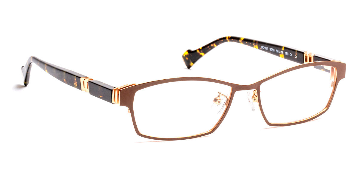 J.F. Rey® JF2951 JFR JF2951 9050 56 - 9050 Brown/Pink Gold Eyeglasses