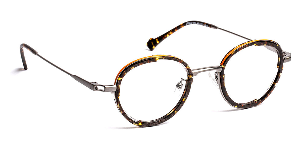 J.F. Rey® JF2952 JFR JF2952 9060 46 - 9060 Demi/Orange/Ruthenium Eyeglasses
