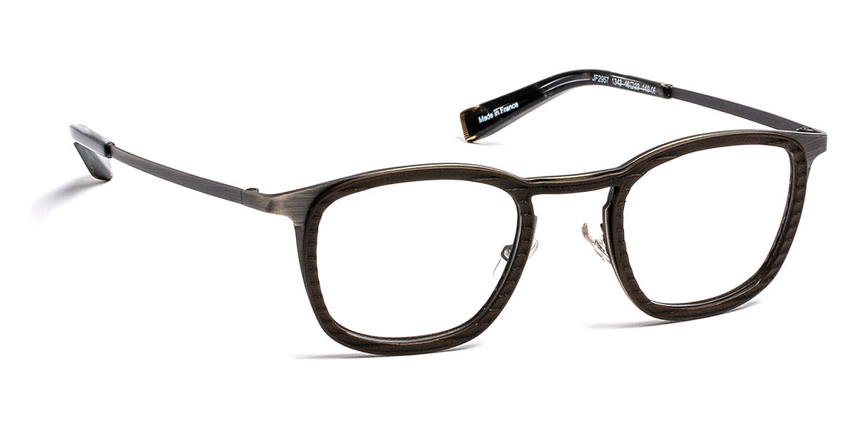 J.F. Rey® JF2957 JFR JF2957 1343 46 - 1343 Old Silver/Khaki Eyeglasses