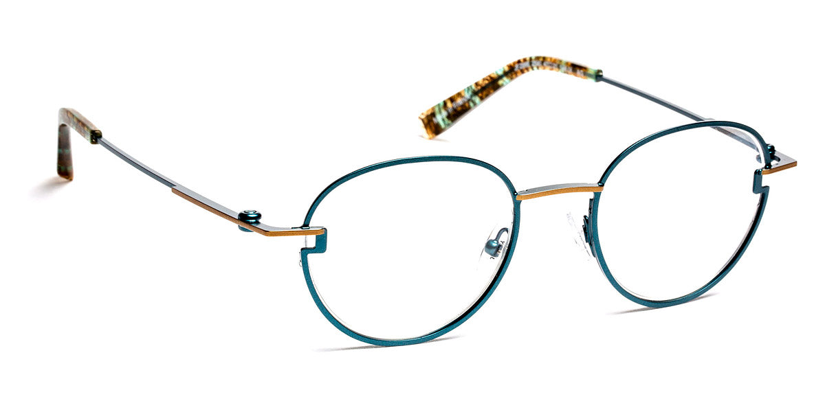 J.F. Rey® JF2966 JFR JF2966 2590 47 - 2590 Blue Peacock/Chamois Eyeglasses