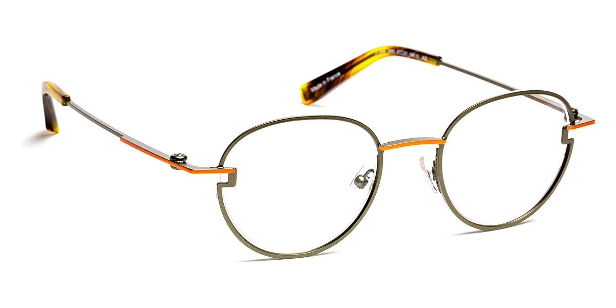 J.F. Rey® JF2966 JFR JF2966 4560 47 - 4560 Khaki/Mandarin Eyeglasses