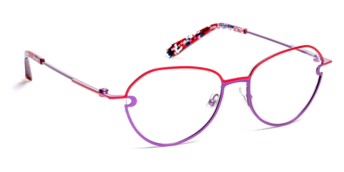J.F. Rey® JF2969 JFR JF2969 3070 51 - 3070 Red/Purple Eyeglasses