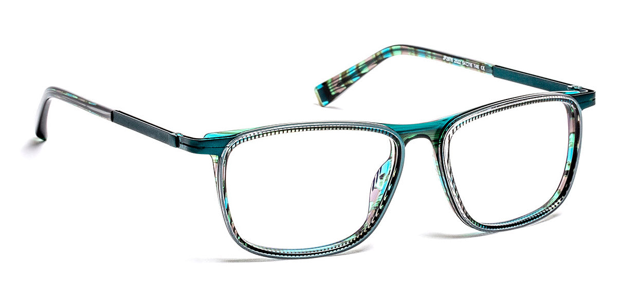 J.F. Rey® JF2976 JFR JF2976 2522 54 - 2522 Streak Brown/Peacock Blue Eyeglasses