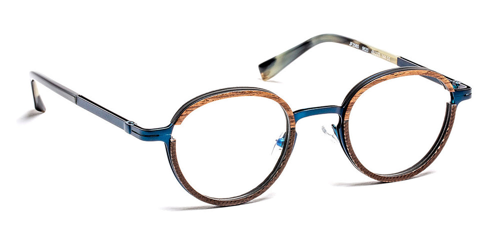 J.F. Rey® JF2980 JFR JF2980 9520 48 - 9520 Wood/Fiber Glasses Brown/Blue Eyeglasses
