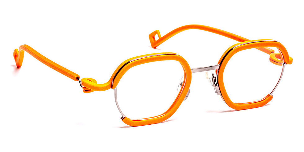 J.F. Rey® JF2983 JFR JF2983 6005 47 - 6005 Orange/Satin Ruthenium Eyeglasses