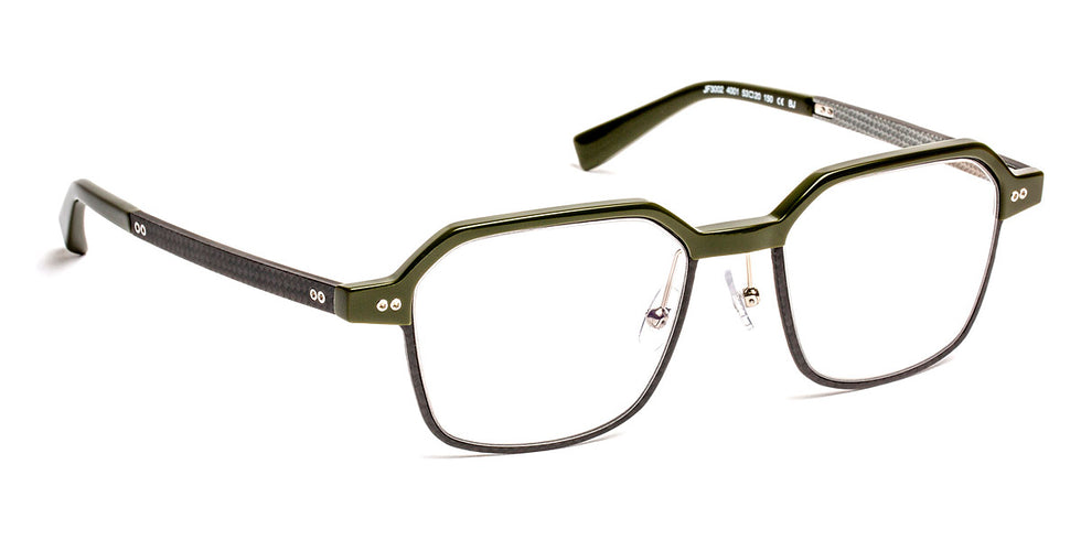 J.F. Rey® JF3002 JFR JF3002 4001 53 - 4001 Green/Carbon Eyeglasses