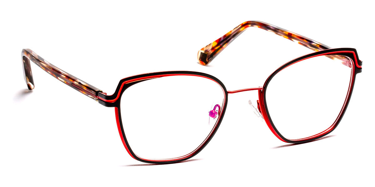 J.F. Rey® JF3006 JFR JF3006 0030 52 - 0030 Black/Red Eyeglasses