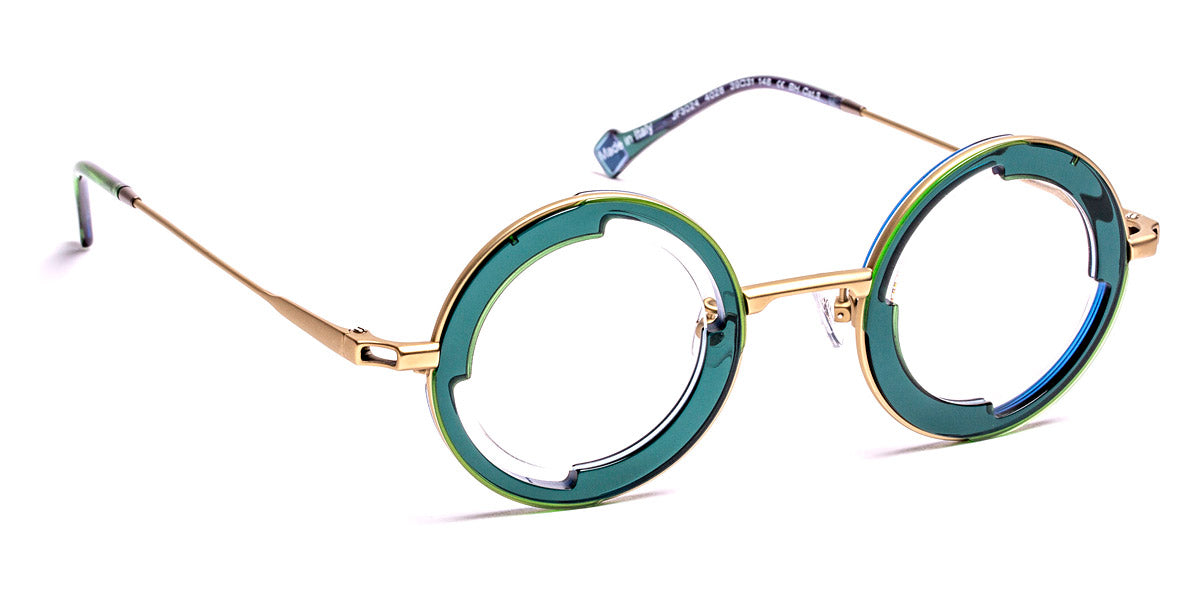 J.F. Rey® JF3024 JFR JF3024 4028 39 - 4028 Green/Gold Japan Eyeglasses