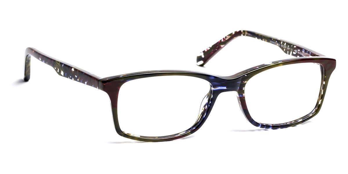 J.F. Rey® Nomad JFR Nomad 4535 48 - 4535 Jungle Green/Burgundy Eyeglasses