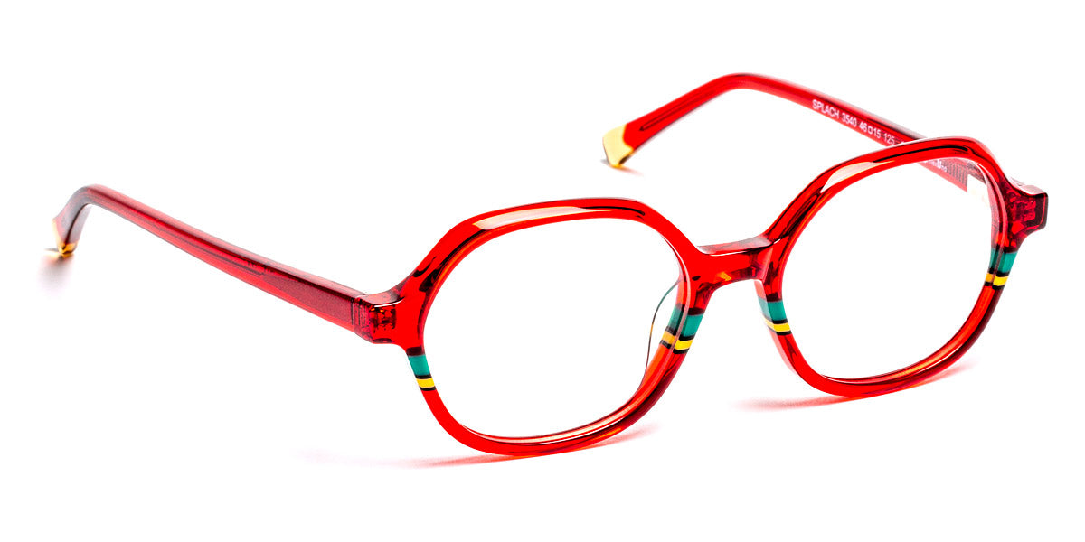J.F. Rey® Splach JFR Splach 3540 46 - 3540 Burgundy/Green Eyeglasses