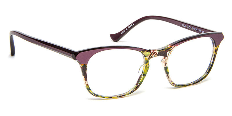 J.F. Rey® Iaka JFR Iaka 4575 49 - 4575 Spotlight Olive/Plum Eyeglasses