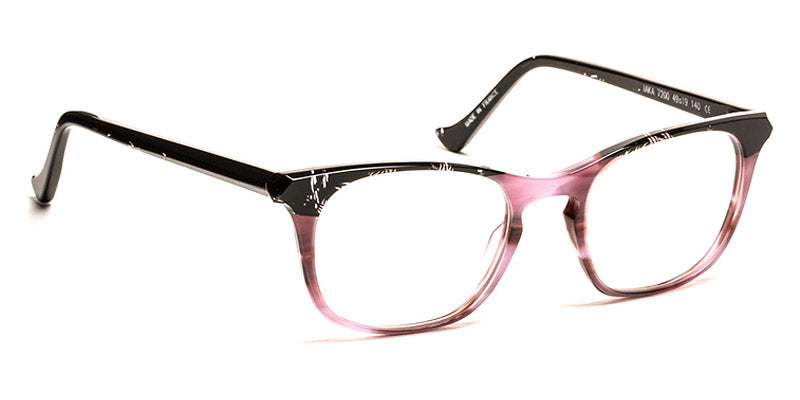 J.F. Rey® Iaka JFR Iaka 7200 49 - 7200 Shell Purple/Black Laces Eyeglasses