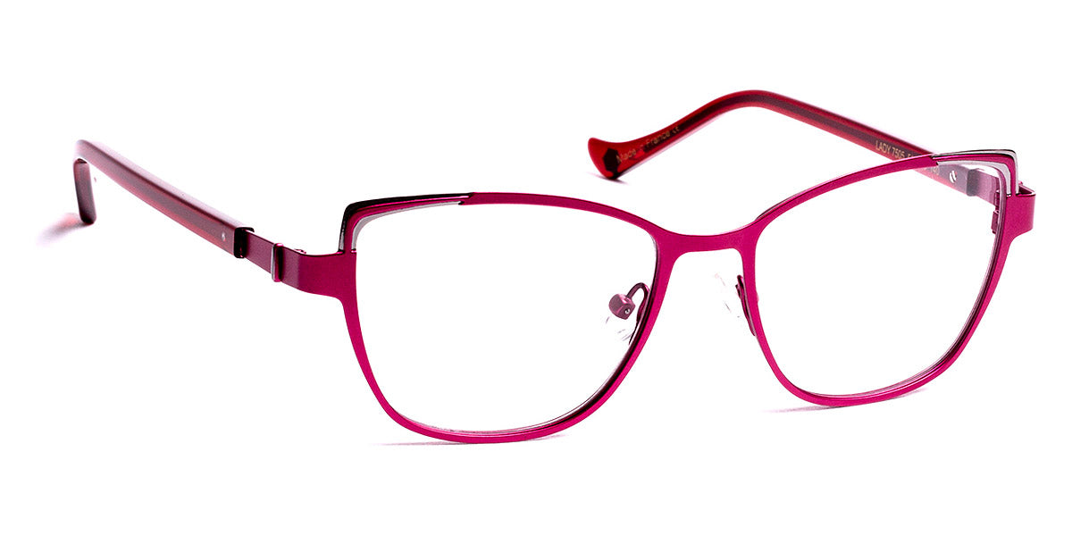 J.F. Rey® Lady JFR Lady 7505 51 - 7505 Magenta/Shiny Ruthenium Eyeglasses