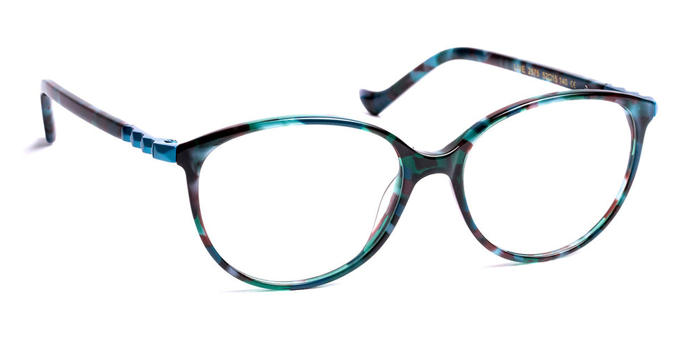 J.F. Rey® Live JFR Live 2575 52 - 2575 Plum Turquoise Laces/Turquoise Eyeglasses